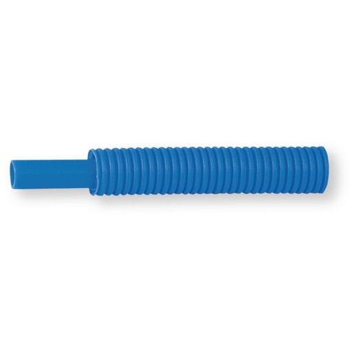 Couronne 100 mètres tube PER bleu prégainée 13x16 mm